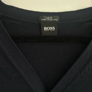 Boss Midnight Black V-Neck Top